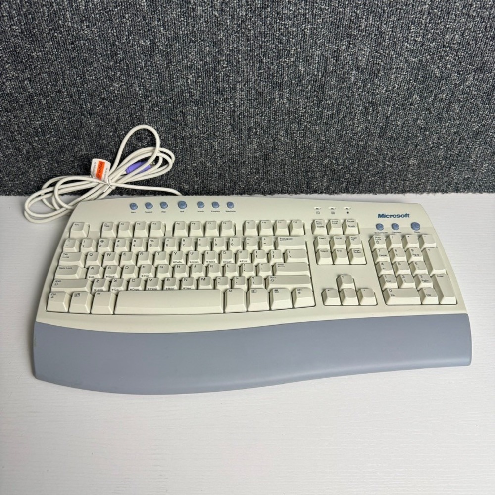 Microsoft Vintage Internet Keyboard Model RT-9410 Wired Ergonomic
